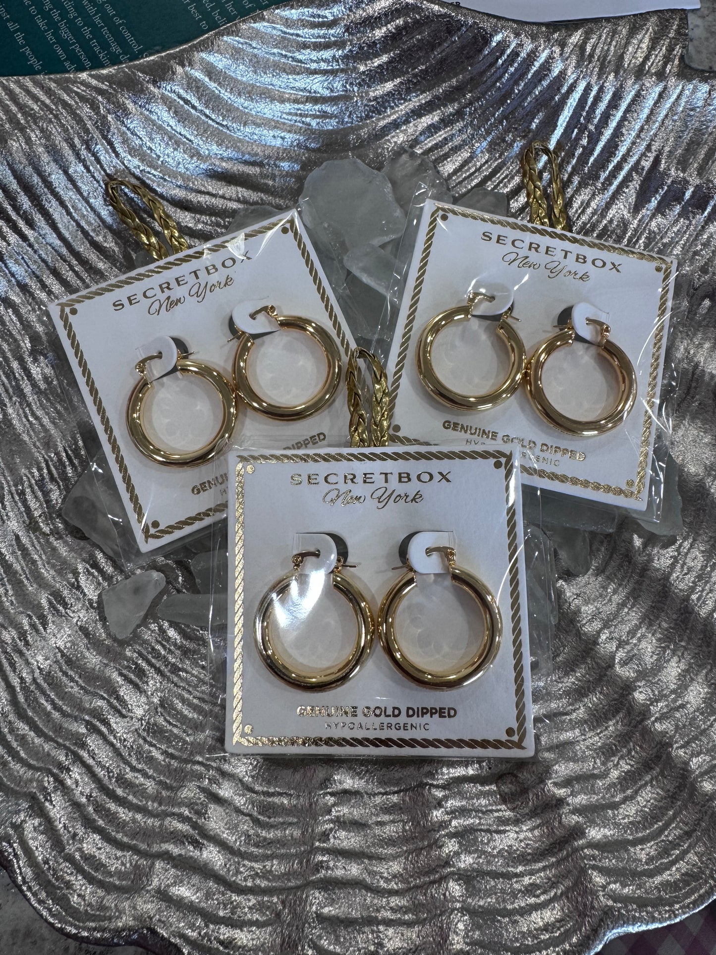 Medium Gold Hoop Earrings