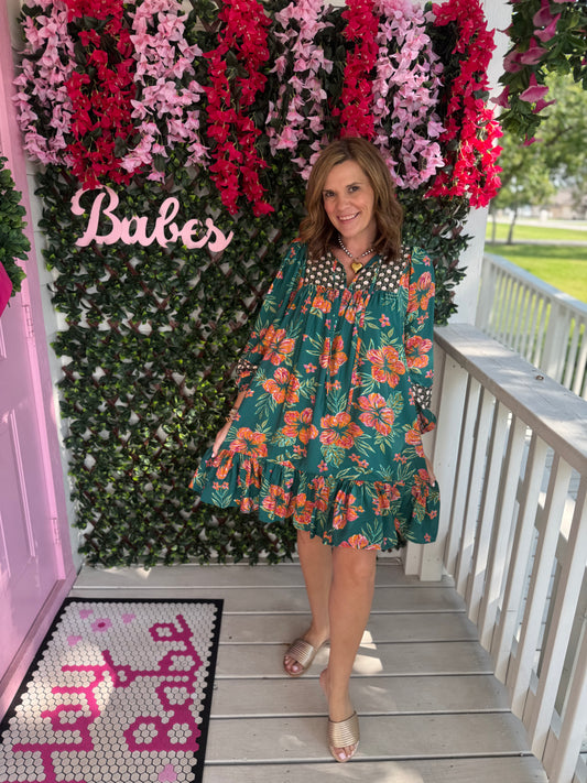 Bright Fall Dress