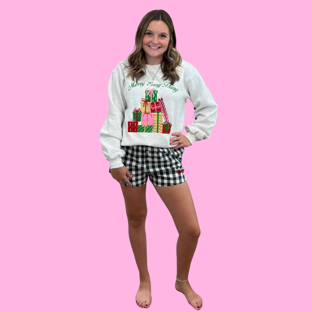 Plaid Merry Boxers