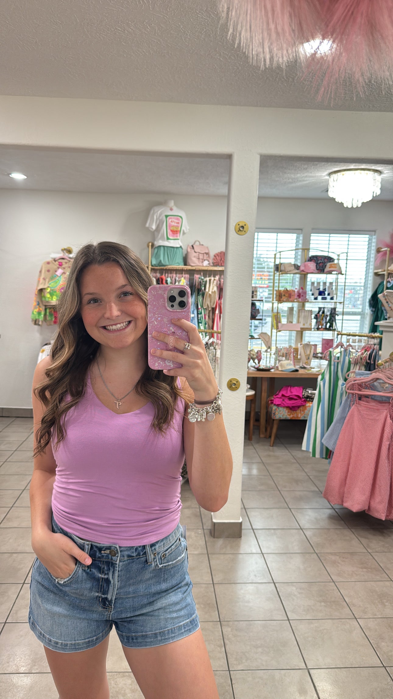 Bamboo V-Neck Basic Tank