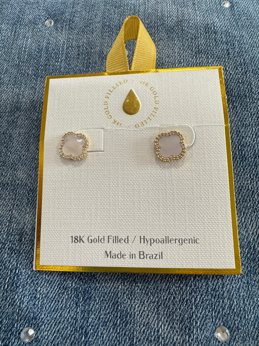 Opal Stud Earrings