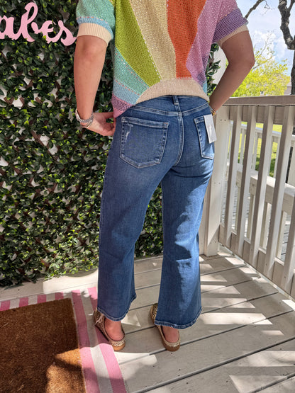 Lovervet Charm High Rise Wide Leg Jeans