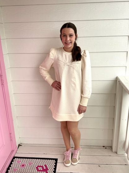Ivory Bow Dress