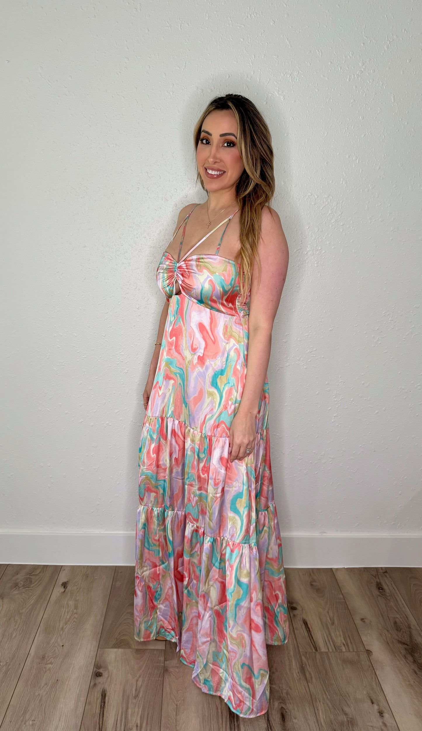 Marble Maxi Dress