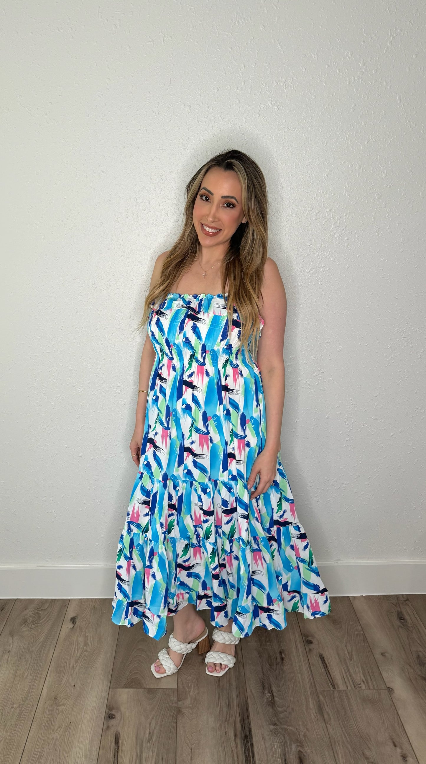 Sea Glass Midi Dress