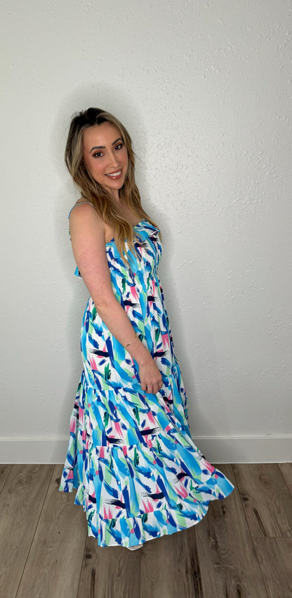 Sea Glass Midi Dress