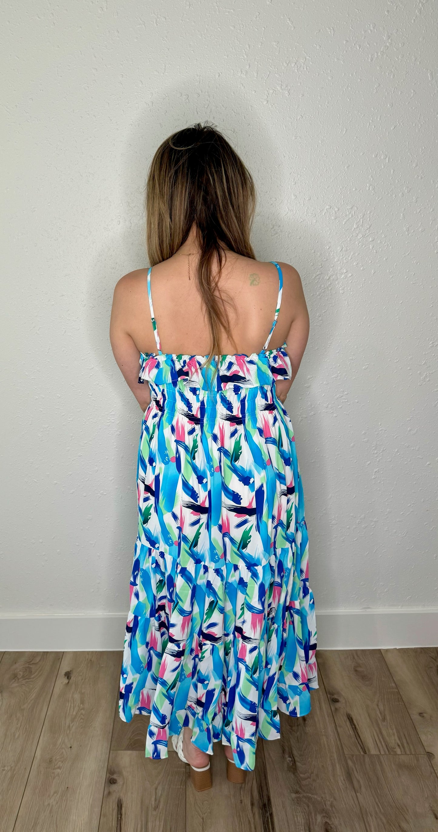 Sea Glass Midi Dress
