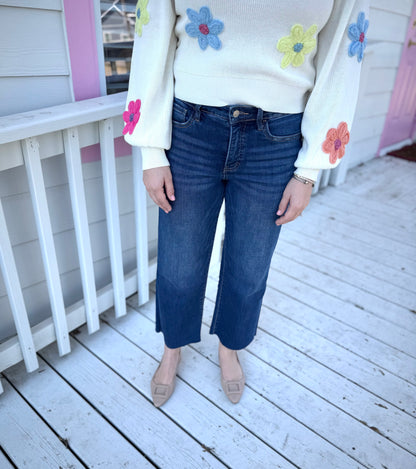 Vervet Mid Rise Wide Leg Jeans
