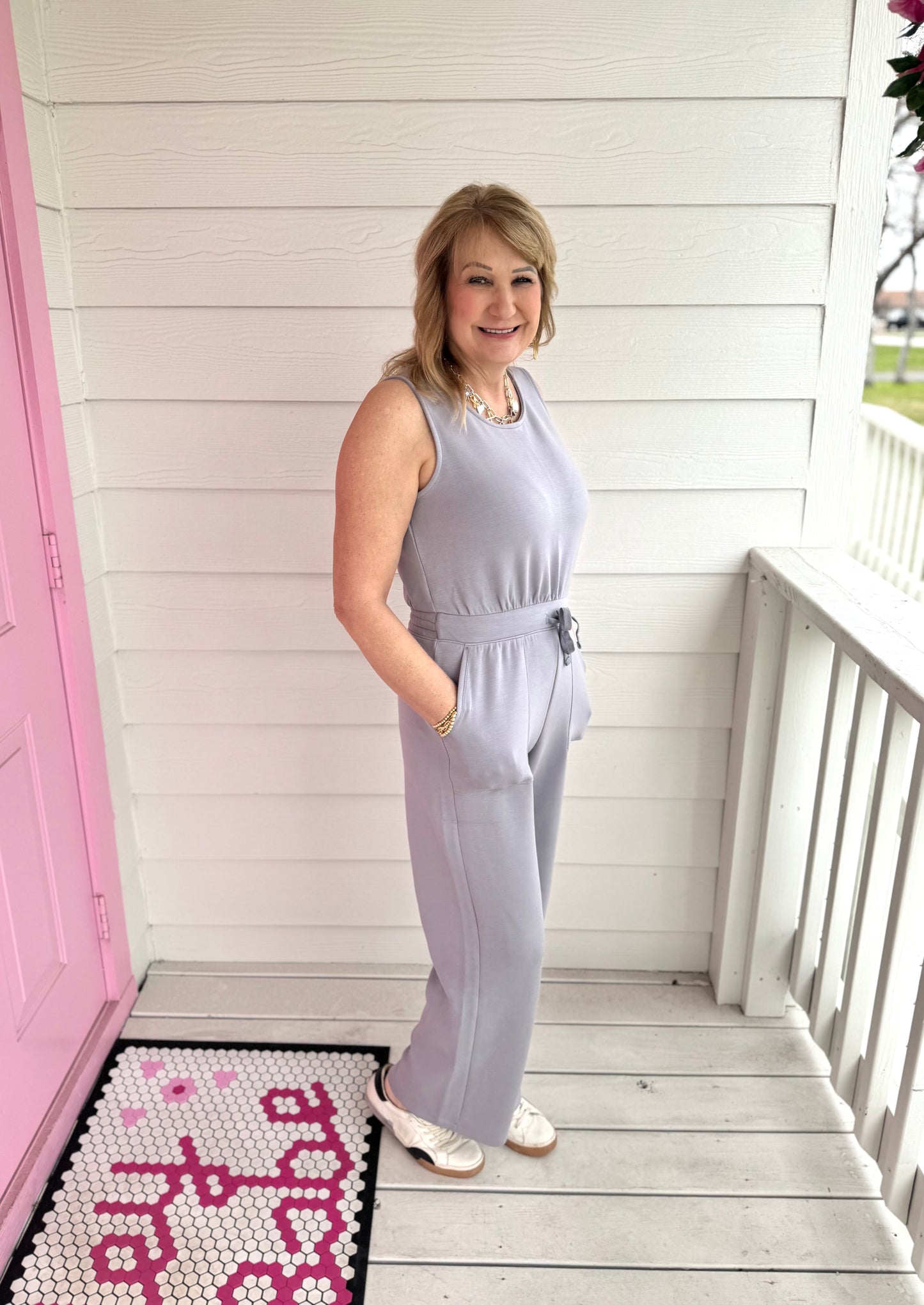 Luxury Sleeveless Jumpsuit