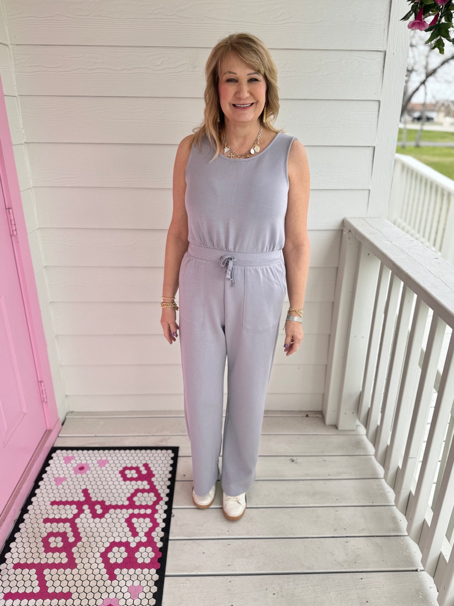 Luxury Sleeveless Jumpsuit