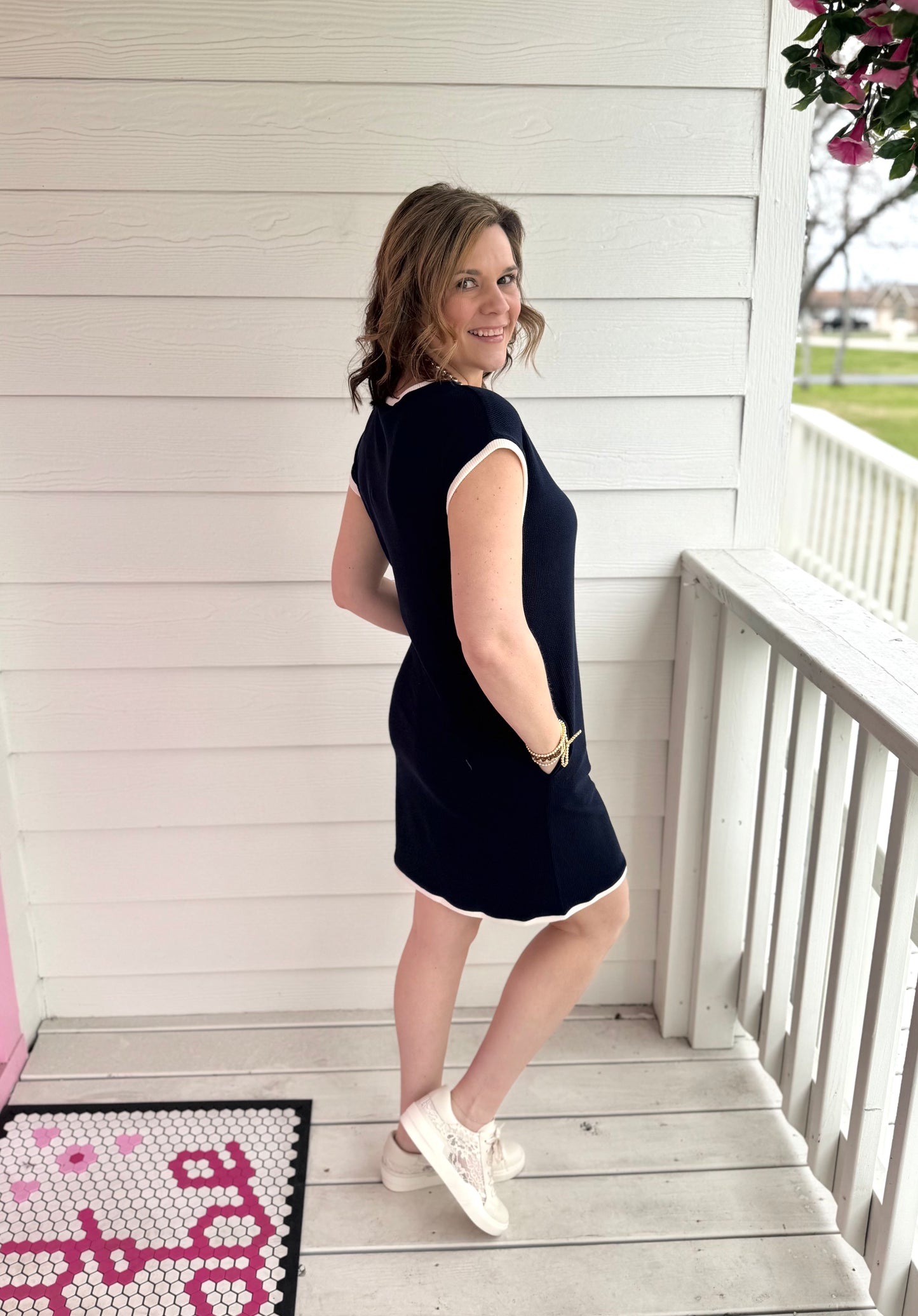 Nix Navy Mini Dress