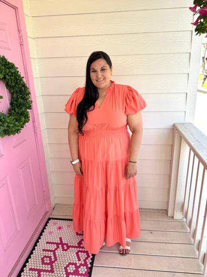 Spring Fling Midi Dress - Plus
