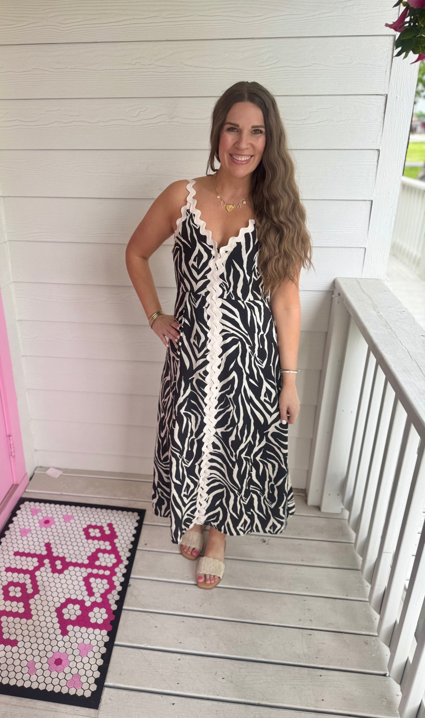 Black Waves Dress