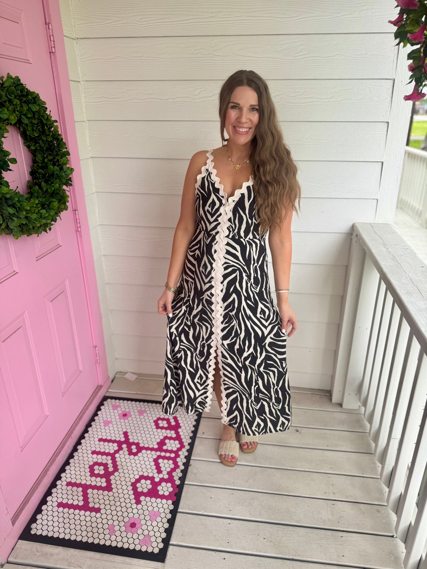 Black Waves Dress