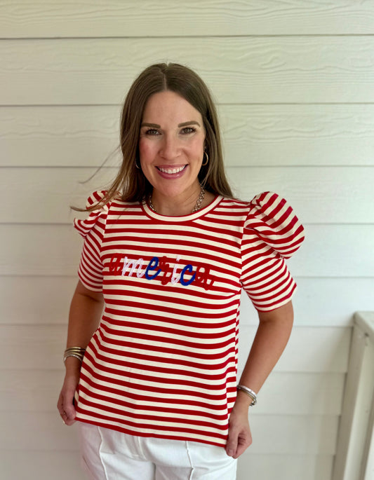America Striped Shirt
