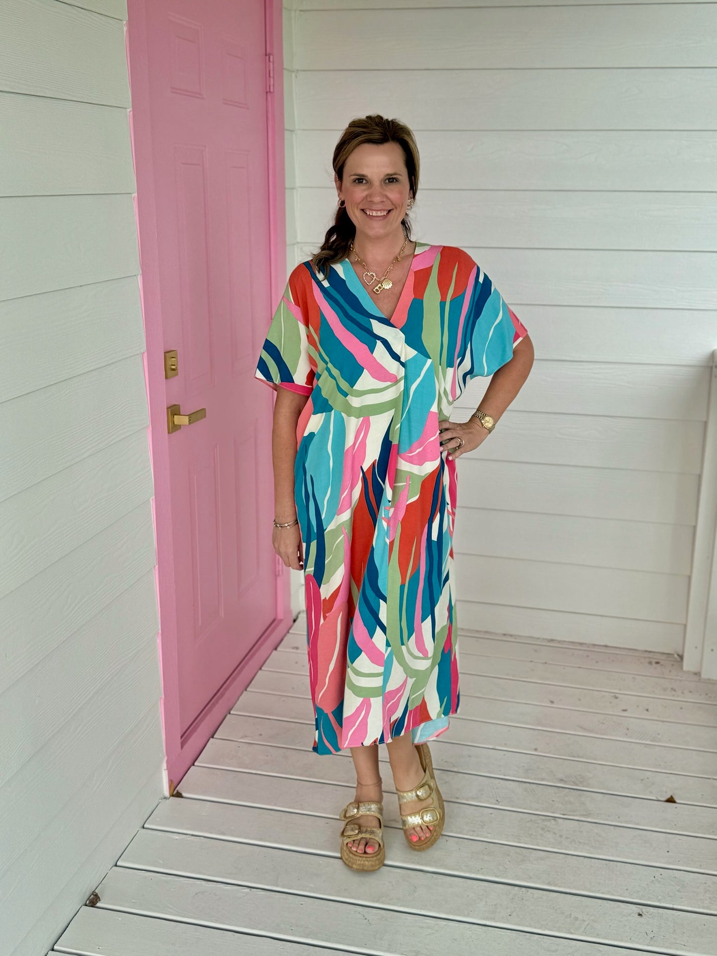 Tara Tropical Caftan