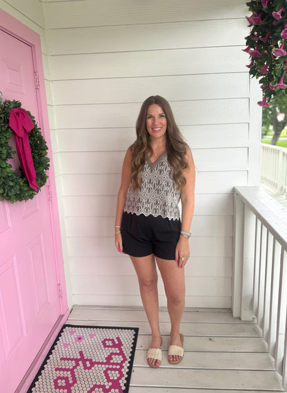 Back in Black Shorts