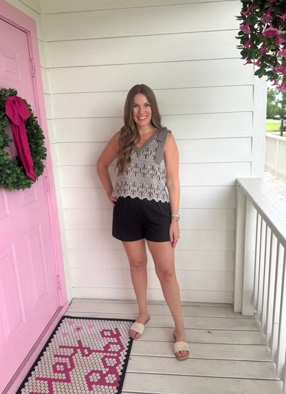 Back in Black Shorts